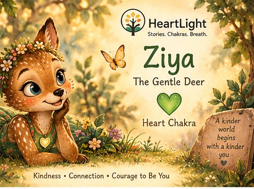 Ziya the Deer — Heart Chakra: Kindness, Connection